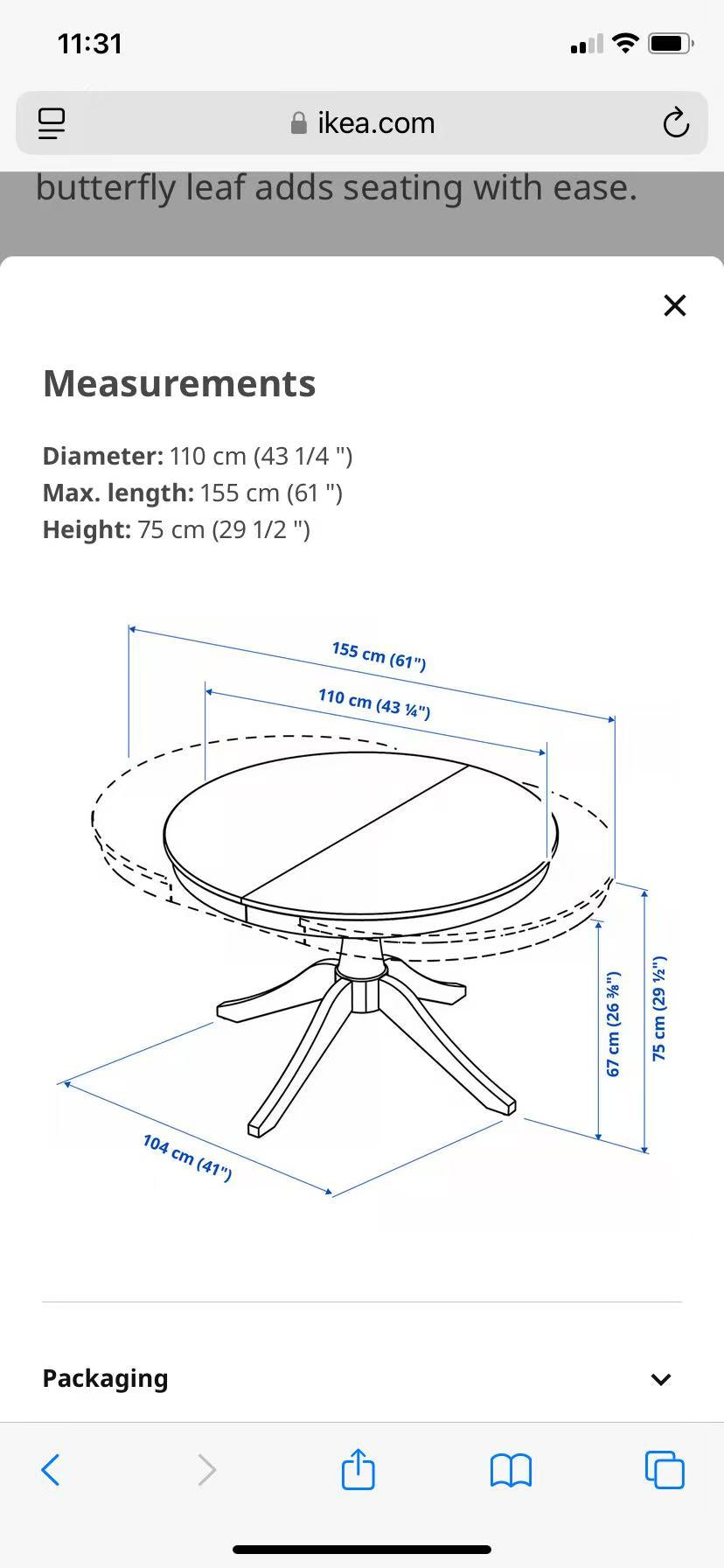 Standard Height Extendable Dining Table and 4 Chairs Set
