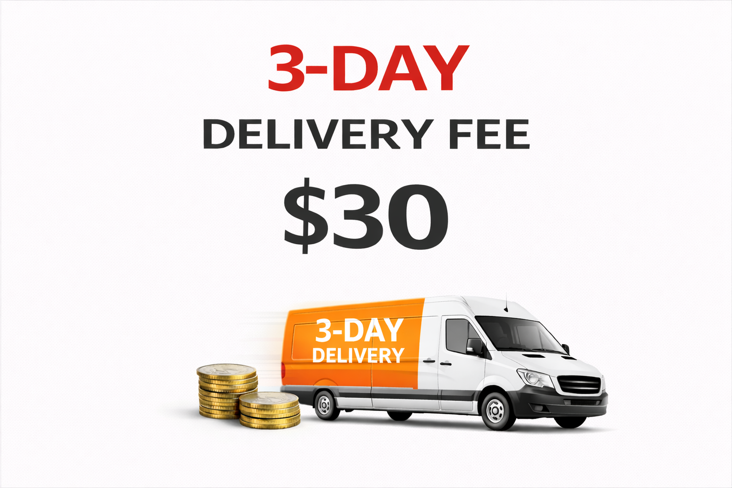 3-Day Delivery Fee ($30)