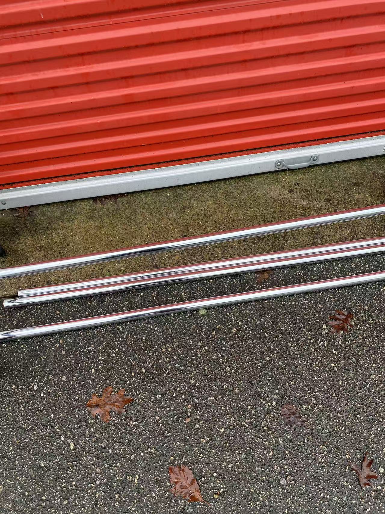 Stainless Steel Heavy-Duty Rolling Garment Rack | With Wheels | Detachable Design