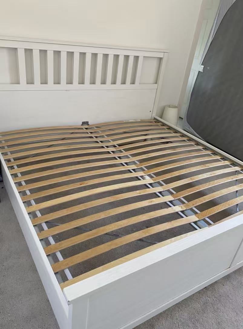 HEMNES White King Bed Frame