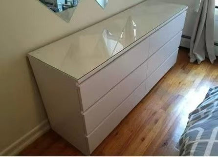 MALM 白色六抽屉斗柜