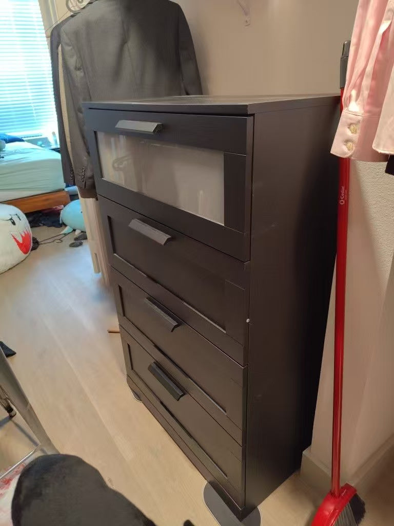 BRIMNES Black 3-Drawer Dresser
