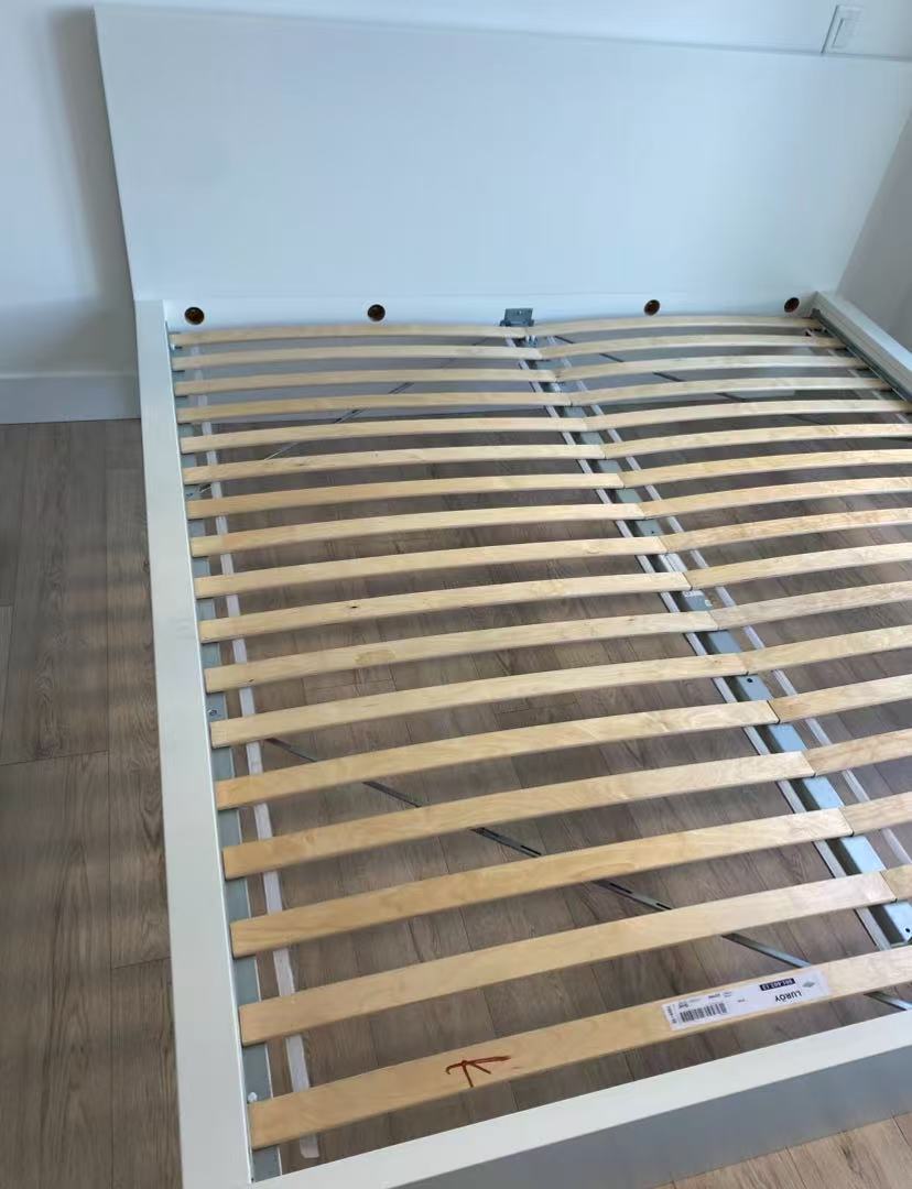 MALM White King Bed Frame