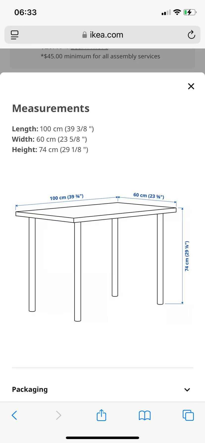 LINNMON Desk – Multiple Colors