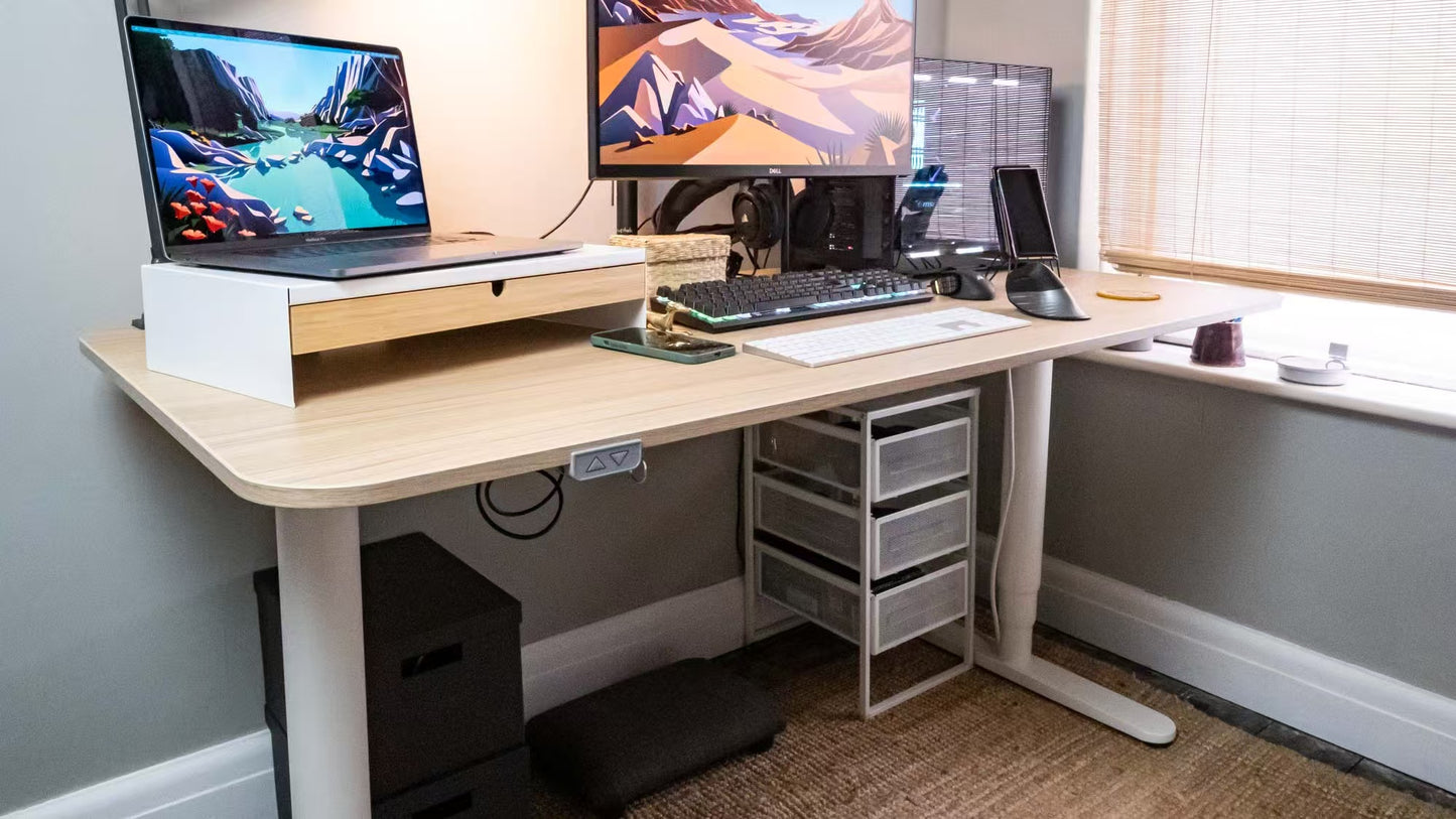 BEKANT Adjustable Office Desk – Multiple Colors