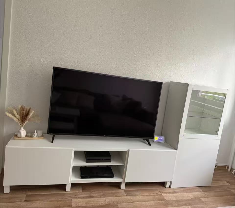 BESTA TV Stand with 3 Drawers