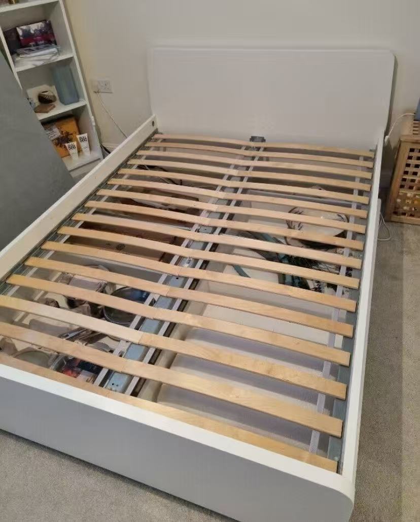 ASKROLL White Double Bed Frame