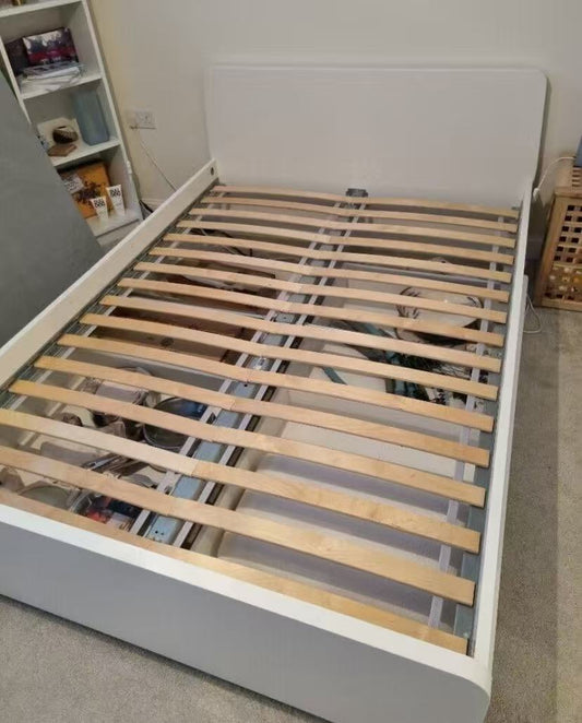 ASKROLL White Double Bed Frame