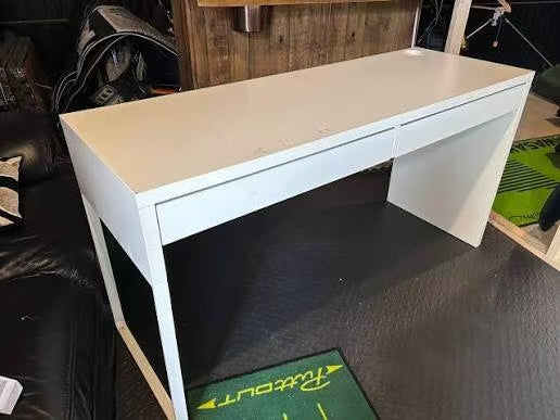 MICKE Extended White Desk