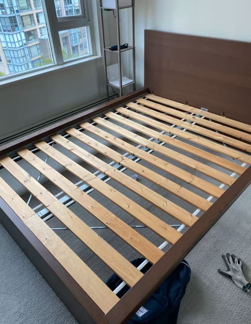 MALM Brown Double Bed Frame