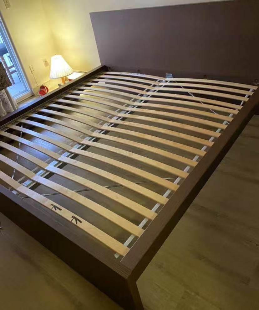MALM Brown King Bed Frame