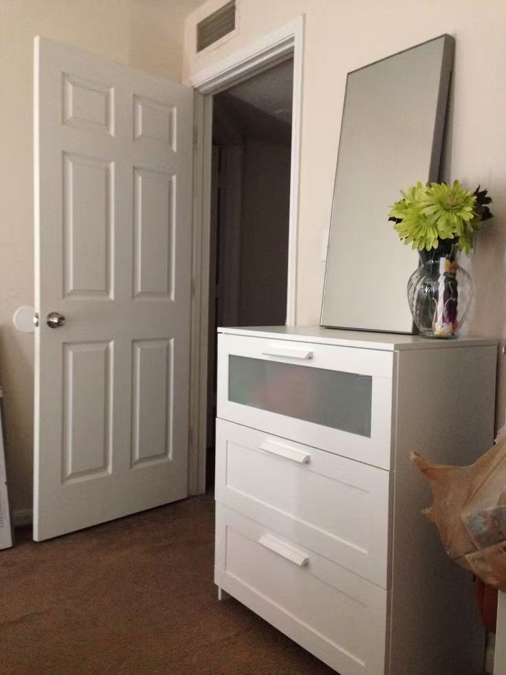 BRIMNES White 3-Drawer Dresser