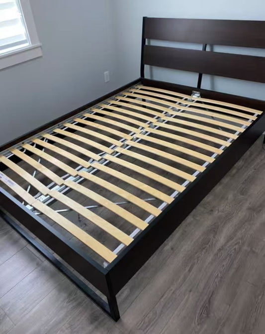 TRYSIL Brown Double Bed Frame