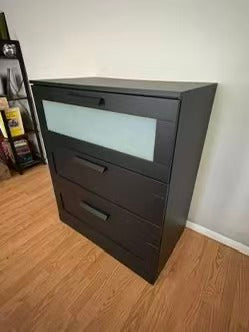 BRIMNES Black 3-Drawer Dresser