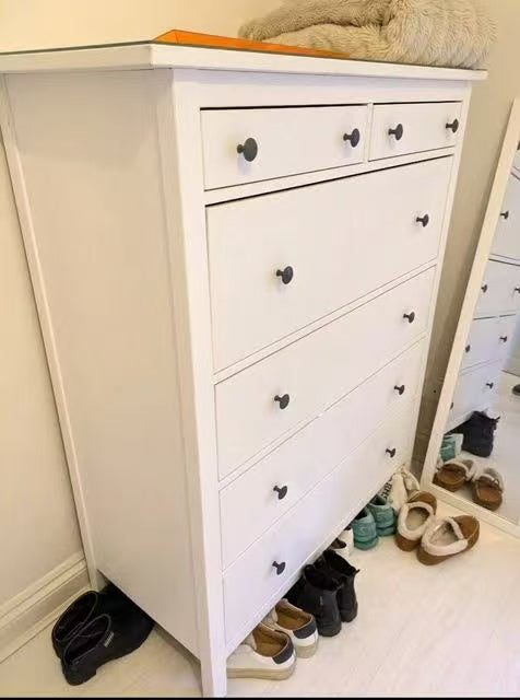 HEMNES White 6-Drawer Dresser