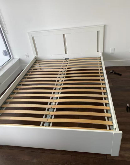 SONGESAND White Double Bed Frame