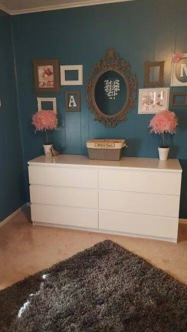 MALM 白色六抽屉斗柜