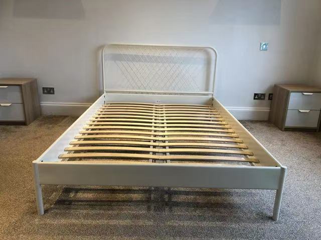 NESTTUN White Queen Bed Frame