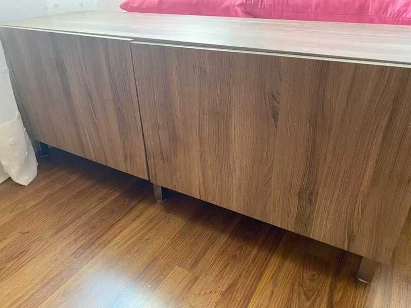 BESTA TV Stand with 2 Drawers
