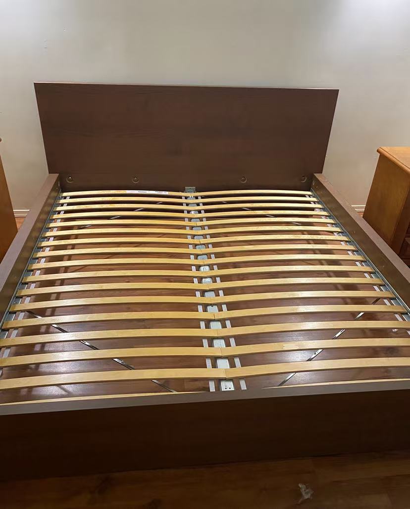 MALM Brown King Bed Frame