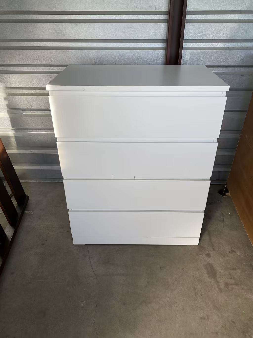 MALM 白色四抽屉斗柜