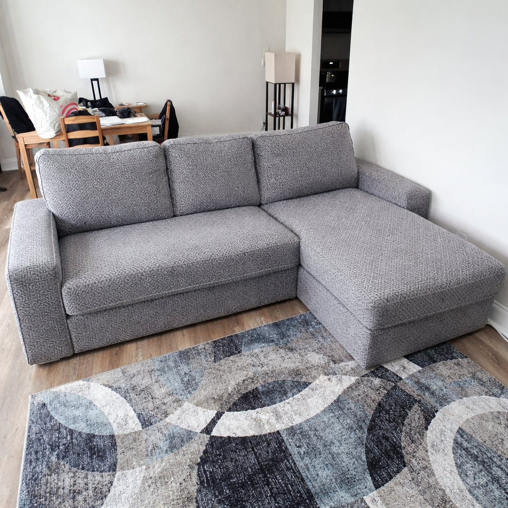 Sectional Sofa with Brand-New Sofa Covers