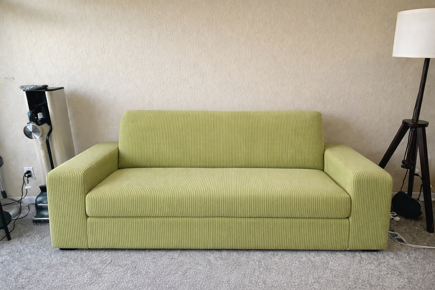 Loveseat Sofa with New Sofa Cover