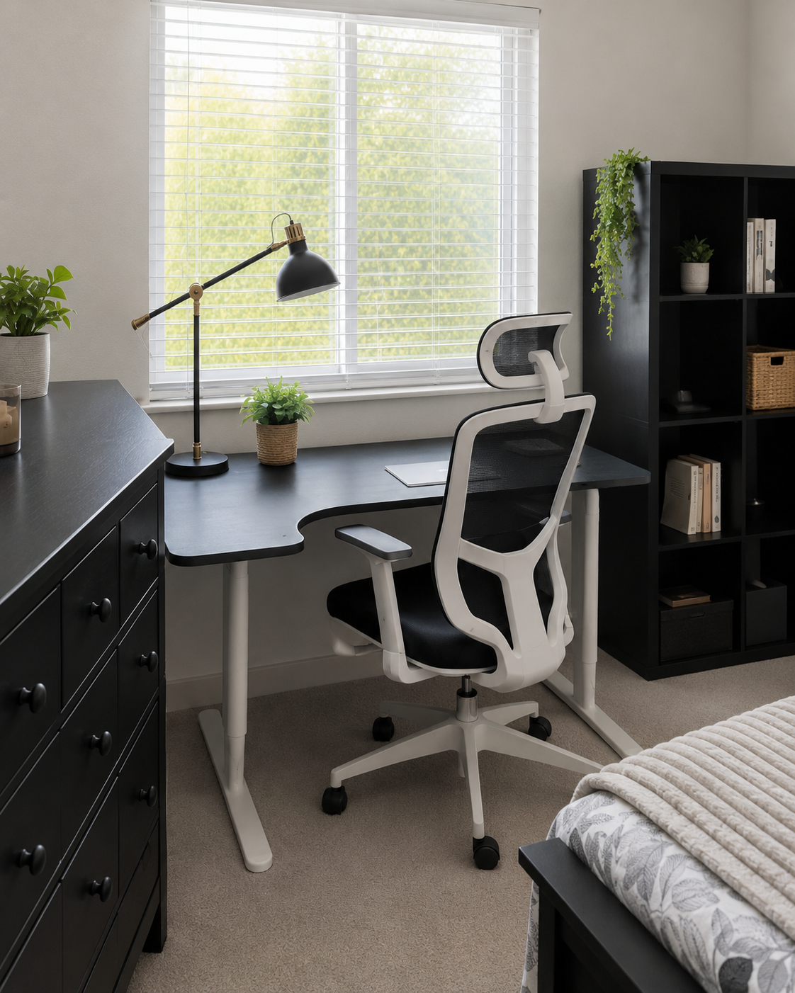Large Single Room Furniture Rental Package – Black Series