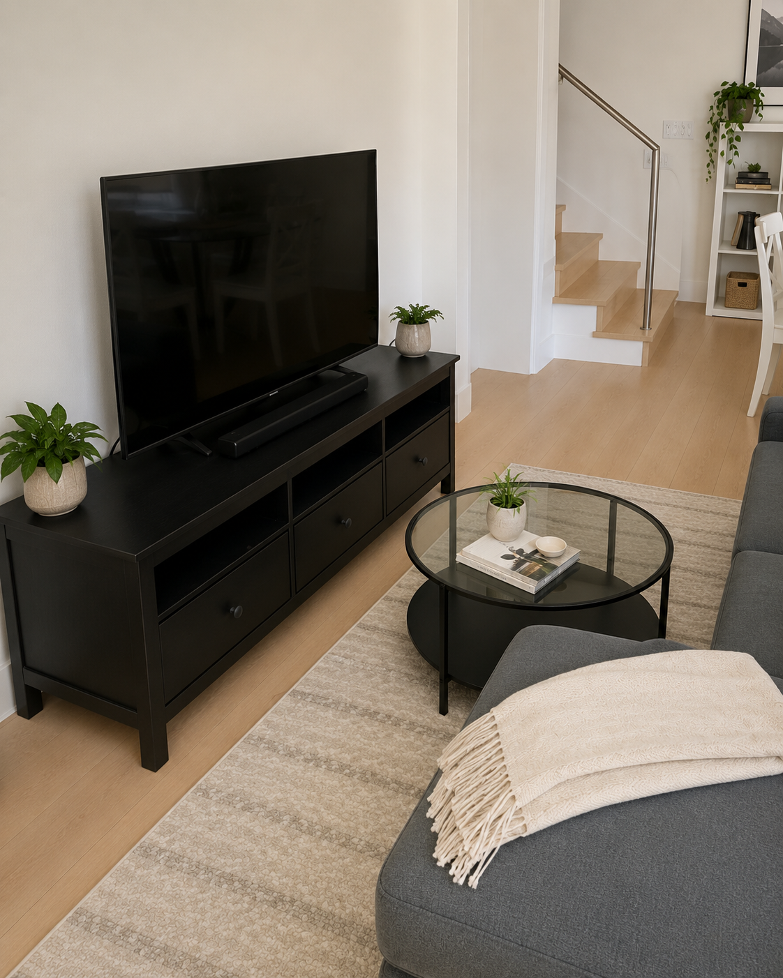 Compact Living Room Furniture Rental Package | Ideal for Small Houses, Townhouses & Duplexes