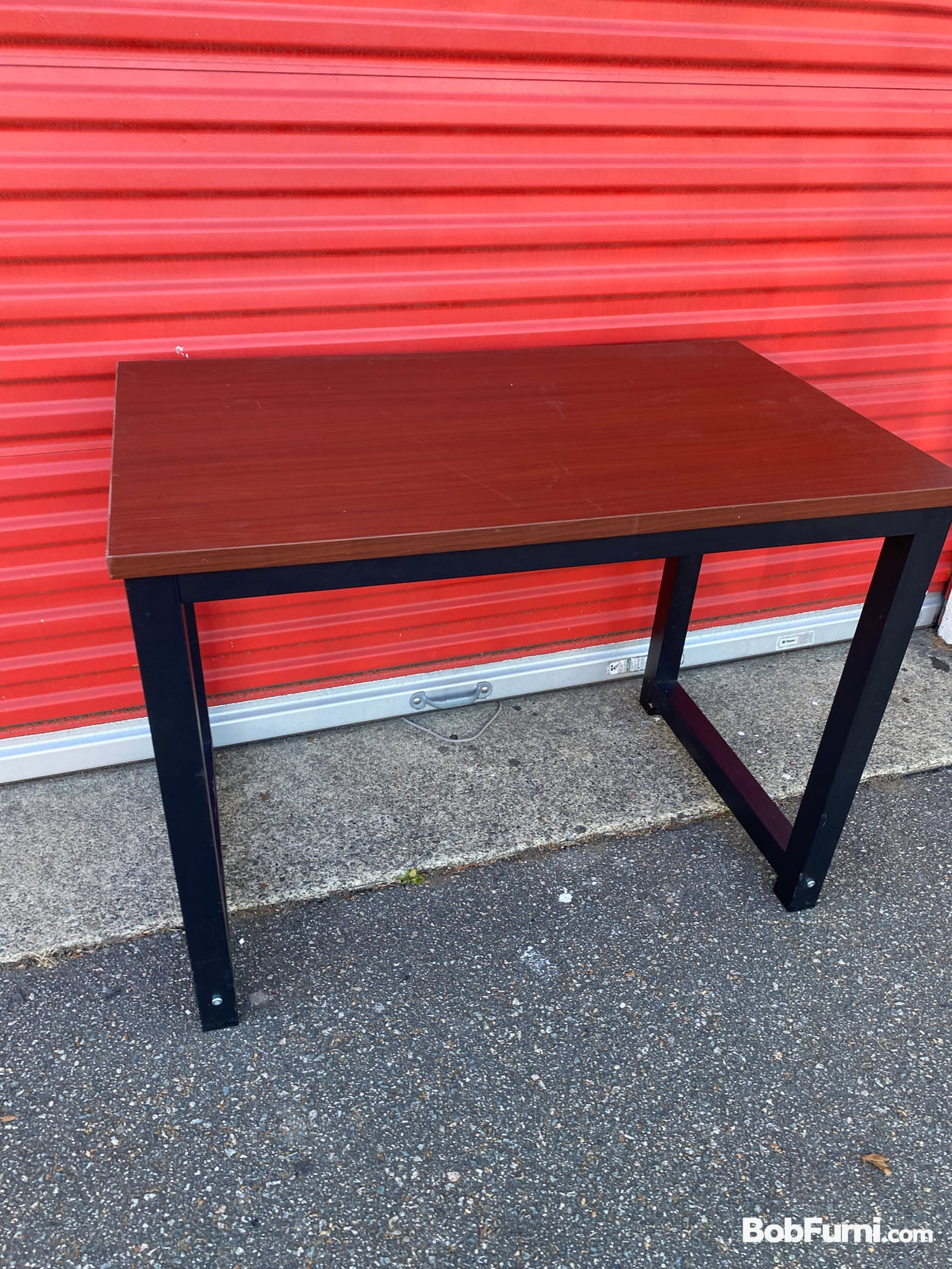 Small Desk with Steel Legs