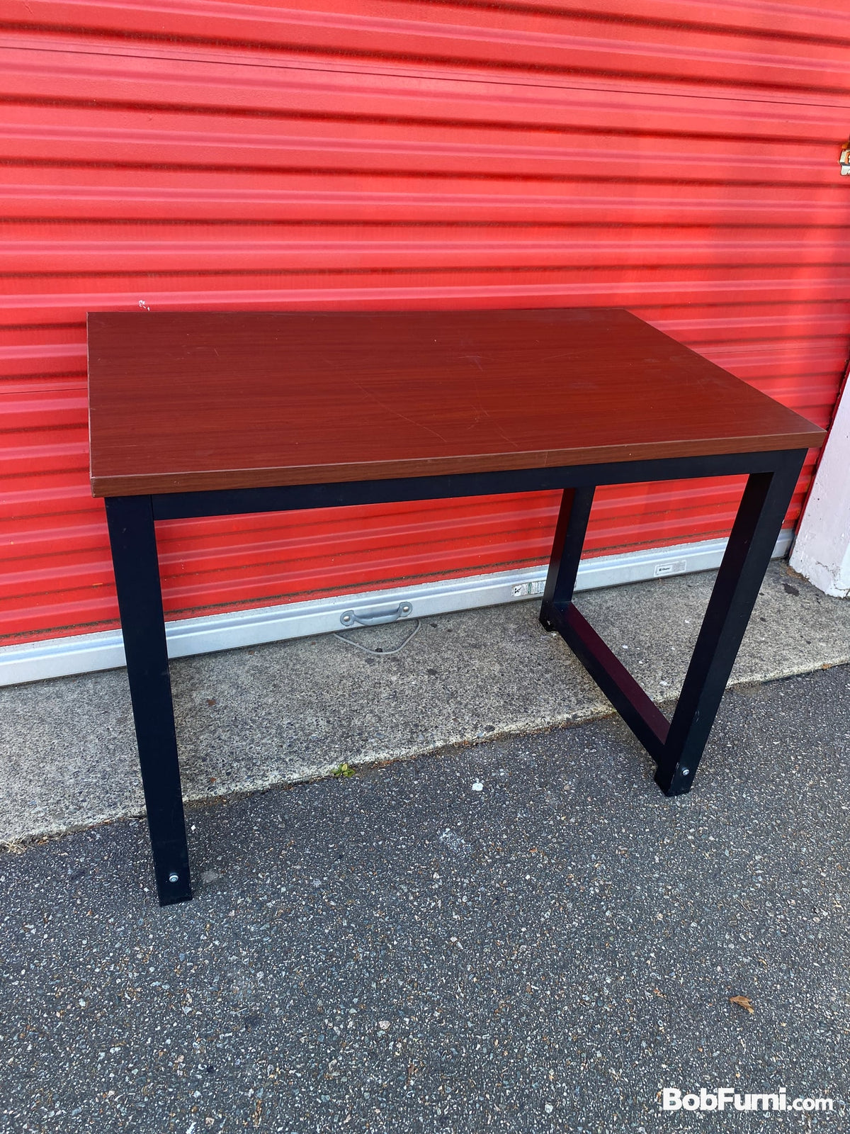 Small Desk with Steel Legs