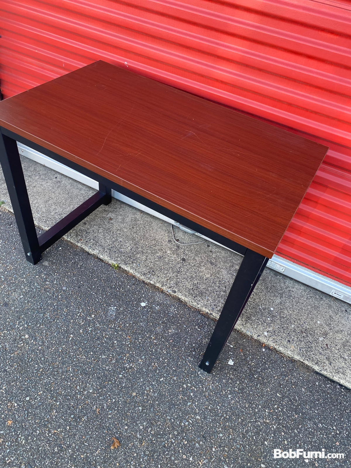 Small Desk with Steel Legs