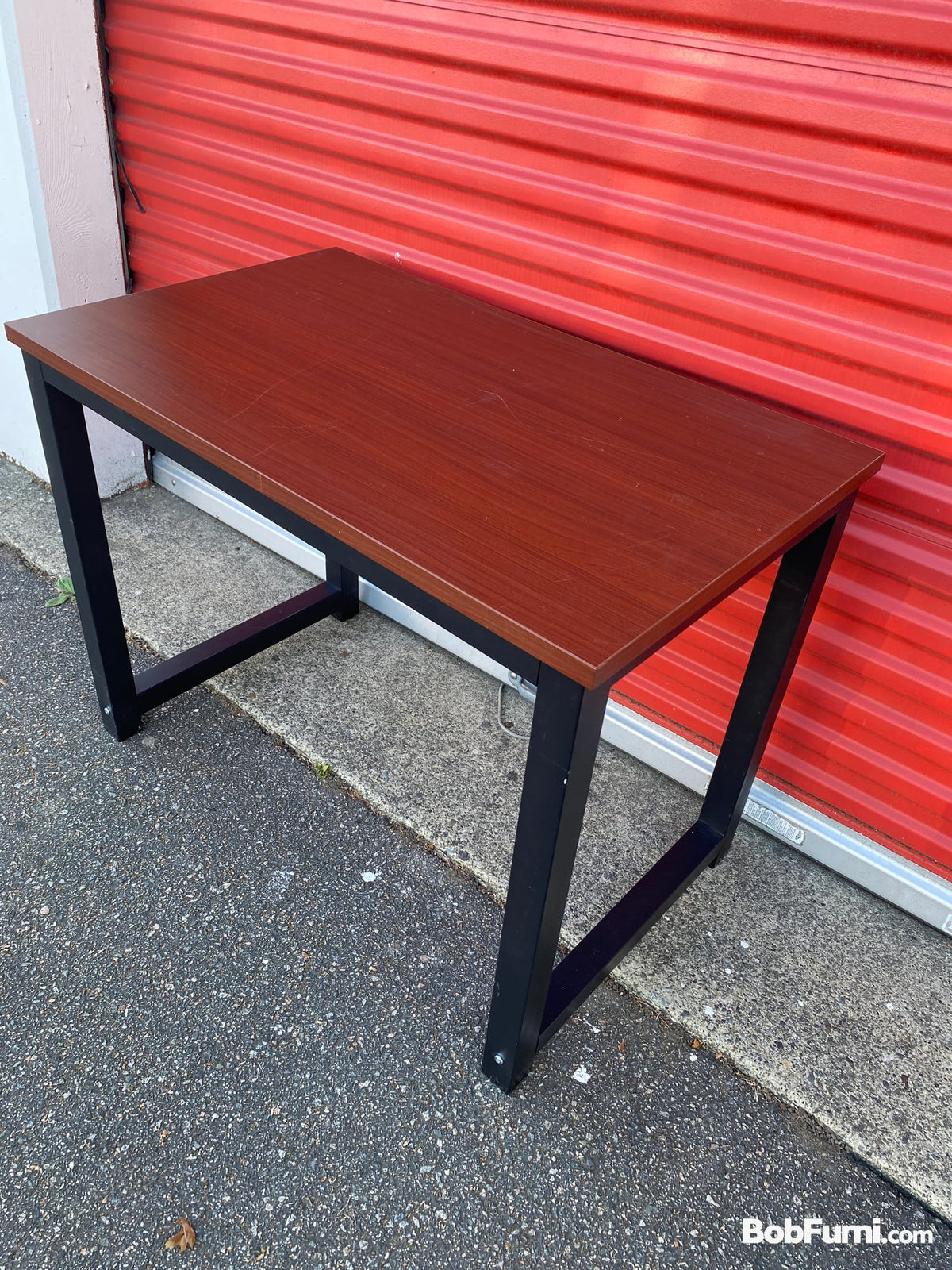 Small Desk with Steel Legs