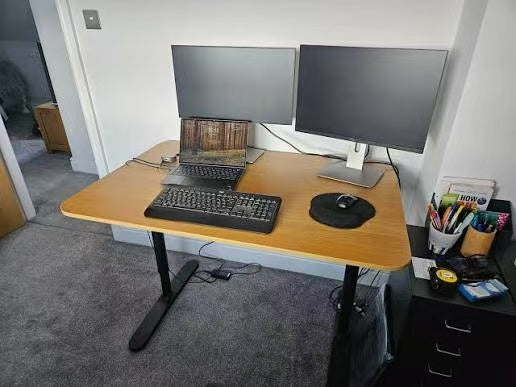 BEKANT Adjustable Office Desk – Multiple Colors