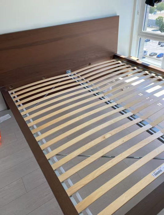MALM Brown King Bed Frame
