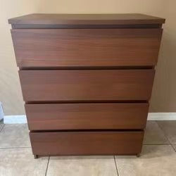 MALM 4-Drawer Dresser – Multiple Colors Available