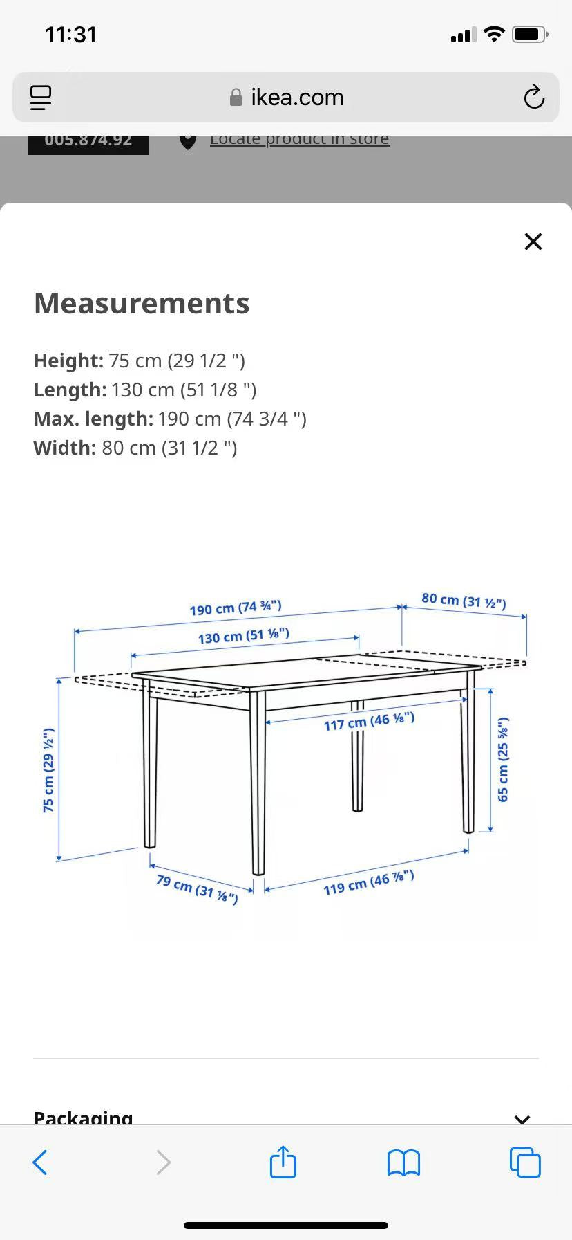 Standard Height Extendable Dining Table and 4 Chairs Set