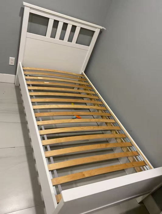 HEMNES White Twin Bed Frame