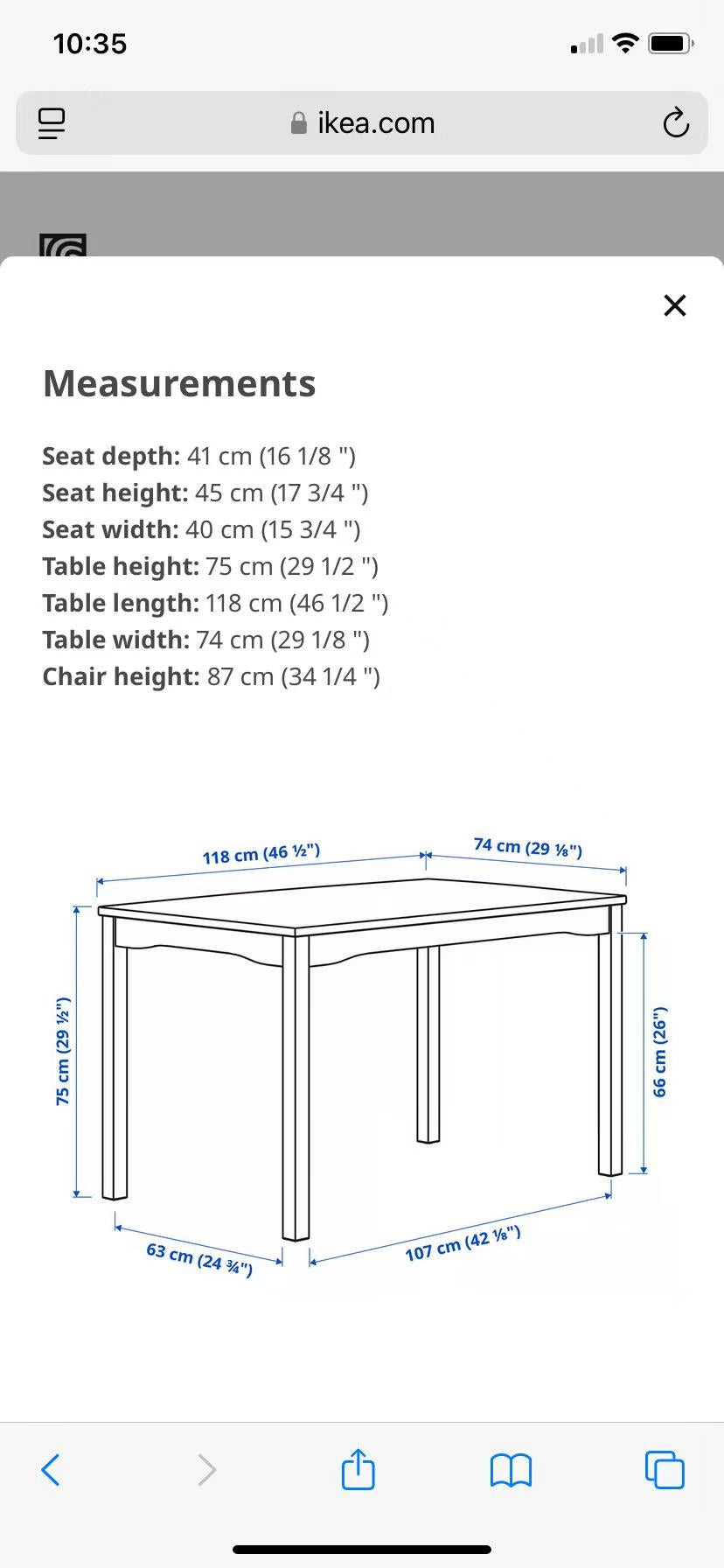 Standard Height Dining Table and 4 Chairs Set (Non-Extendable)