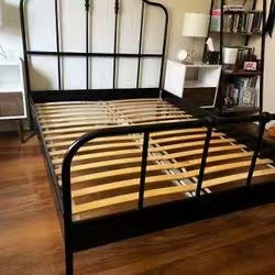 SAGSTUA Black Queen Bed Frame