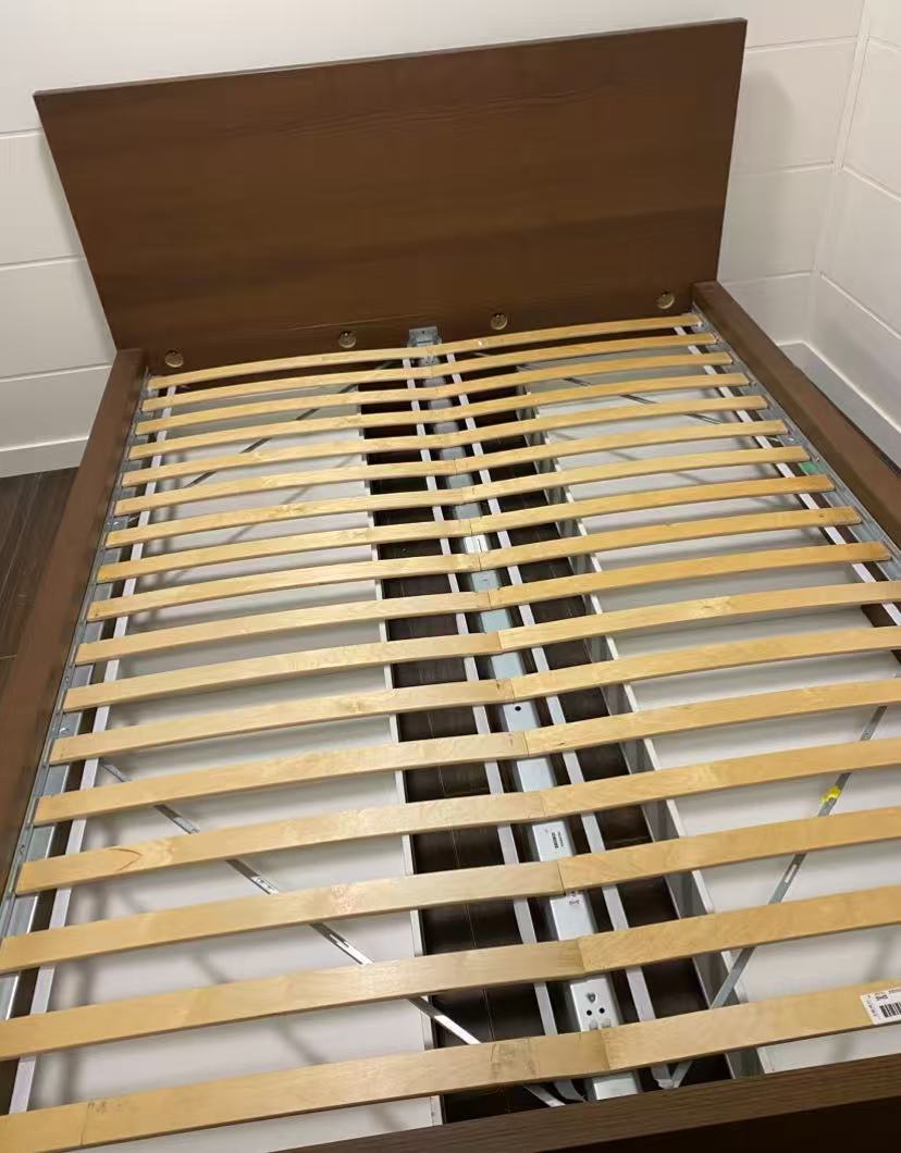 MALM Brown Double Bed Frame