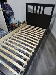 HEMNES Black Twin Bed Frame