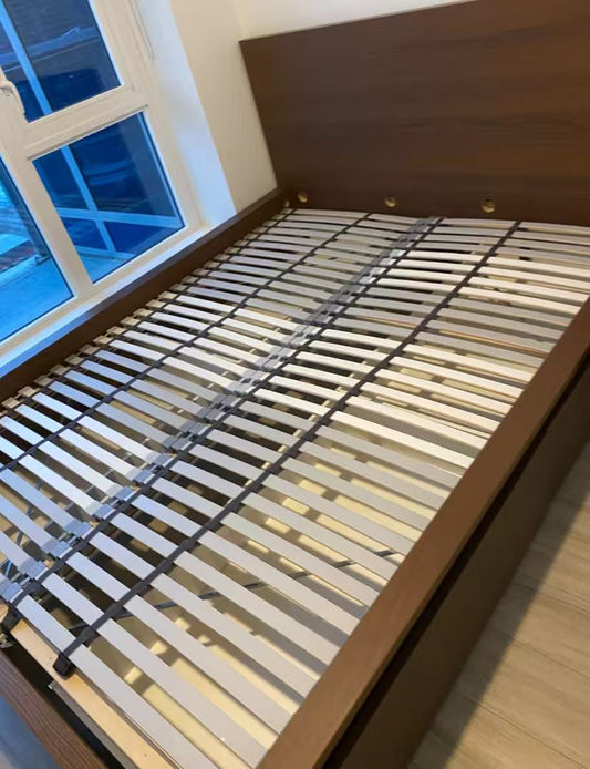 MALM Brown Queen Bed Frame